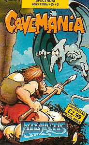 Cavemania ZX Spectrum US box art